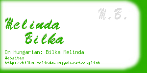 melinda bilka business card